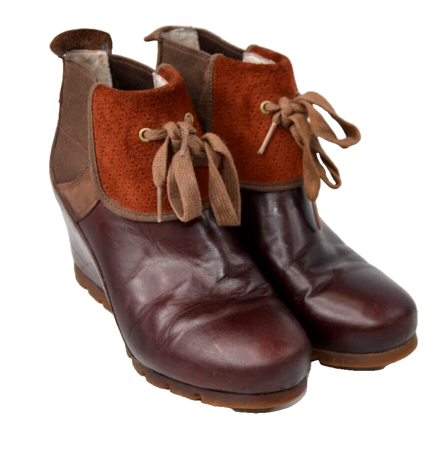 Merrell Cinnamon Wedge Booties Shoes Boots Hidden Casual Smooth Womens 7 Brown
Opens in a new window