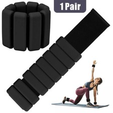PATIKIL Adjustable Wrist Ankle Weights, 2lbs Total (1lb Each) Workout Leg Weights For Women & Men For Training Yoga Jogging Walking Aerobics Gray - View #11