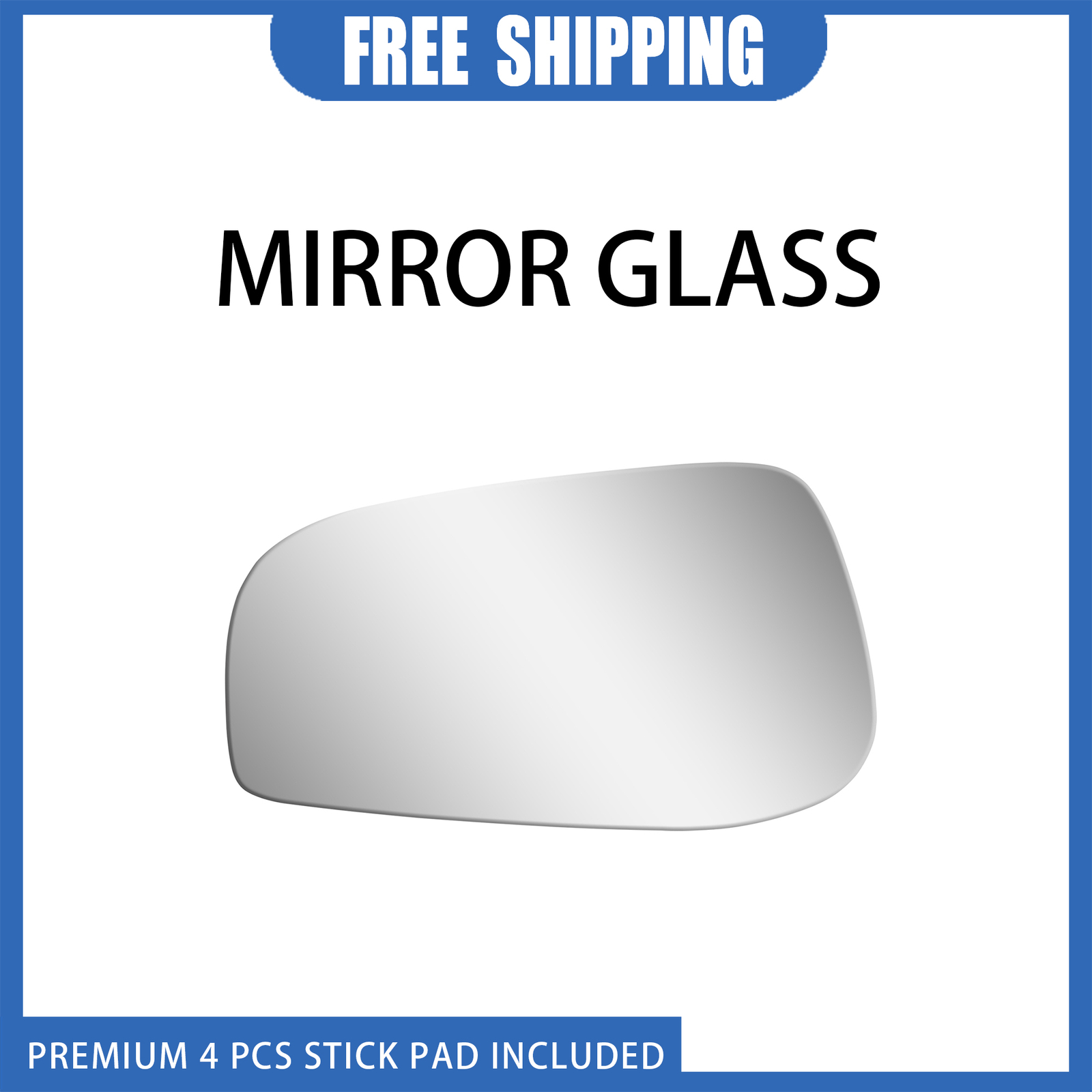 2005-2006 Volvo S60 S80 V70 Left Side Flat View Mirror Glass Replacement 4127