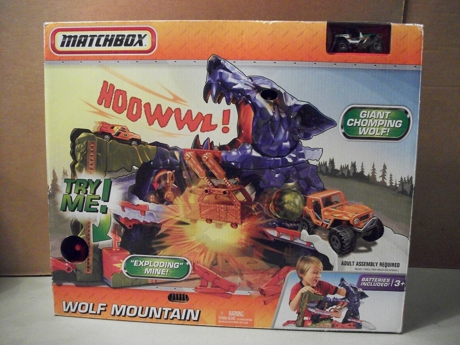 Matchbox 2009 Wolf Mountain A Mountain Adventure Playset Retired eBay