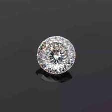 1 CT Portuguese Cut Natural White Diamond VVS1, D Grade, 6.50mm Certified P37