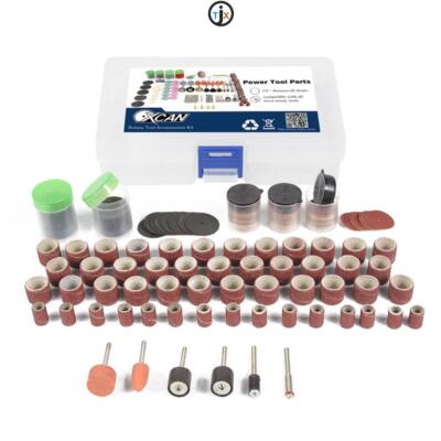 206PCS Rotary Tool Zubehörset zum Schleifen Schneiden Kit Schleifbohrer Dremel