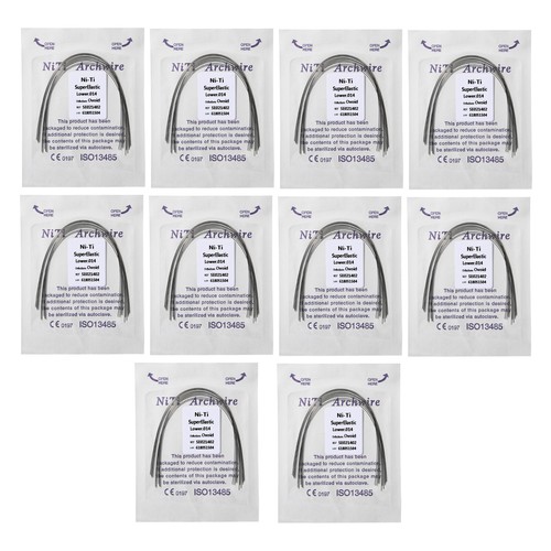 Dental Ortho Supper Elastic Niti Round Arch Wire 012/0.14/0.16/ 0.18/0.20 po - Afbeelding 29 van 82