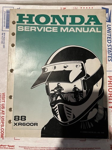 1988 Honda Xr600R Xr600 Xr 600 Original Service Repair Shop Manual Book 61mn100
