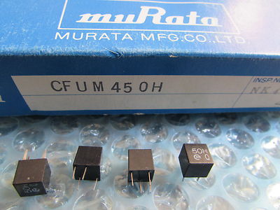 CFUM450H Murata Ceramic Filter (Quantity: 4 Pieces) New Old Stock Original Japan