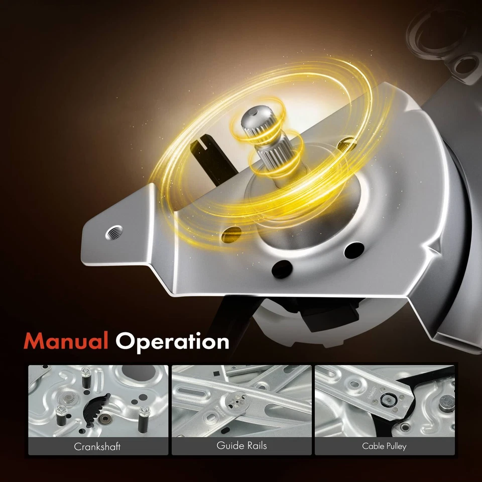 Regulador de ventana eléctrica delantero derecho derecho con panel para Kia Forte 10-13 Forte 5 12-13 Foto 3 de 4