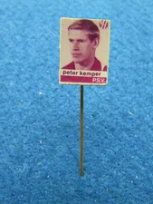 Vintage Dutch Stick Pin Badge - Peter Kemper - 1960's - PSV Eindhoven 