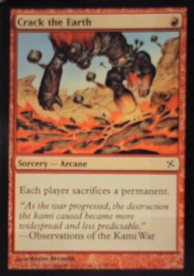 Crack the Earth - Betrayers of Kamigawa: #98, Magic: The Gathering Lp R197