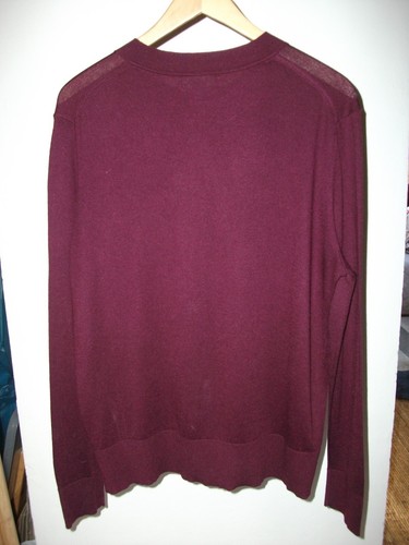 Seide - Cashmere Pullover "Banana Republic" bordó, Gr. L - Bild 5 von 5
