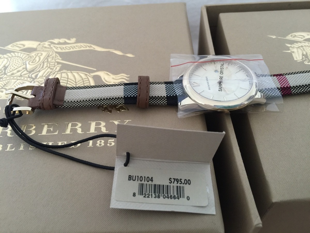 Burberry Leather Strap Gold Tone Dial Watch BU9153 Burberry Leather Strap Gold-Tone Dial Ladies Watch BU9153  main image 3