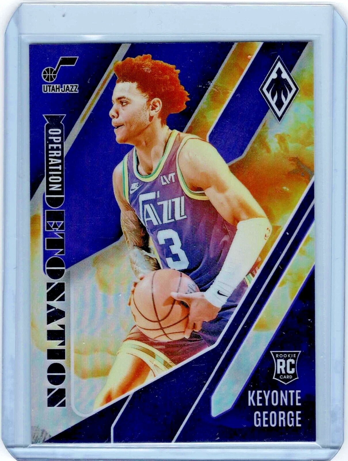 🔥 2023-24 Panini Phoenix - Operation Detonation Purple #11 Keyonte George /75