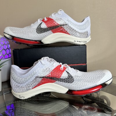 ✅ Nike‎ Air Zoom Victory Eliud Kipchoge EK Spikes Shoes Mens Size 11 White / Red Amazon.com | Nike Air Zoom Victory EK Eluid Kipchoge Track  main image 4