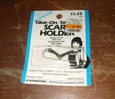 Vintage EZ International Glue On Sew On Scarf Holder Taiwan Made NEW 