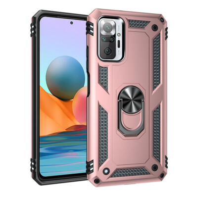 Hot For Xiaomi Redmi Note 10S 11 5G 11 Pro 9T Armor Ring Holder Stand Phone Case