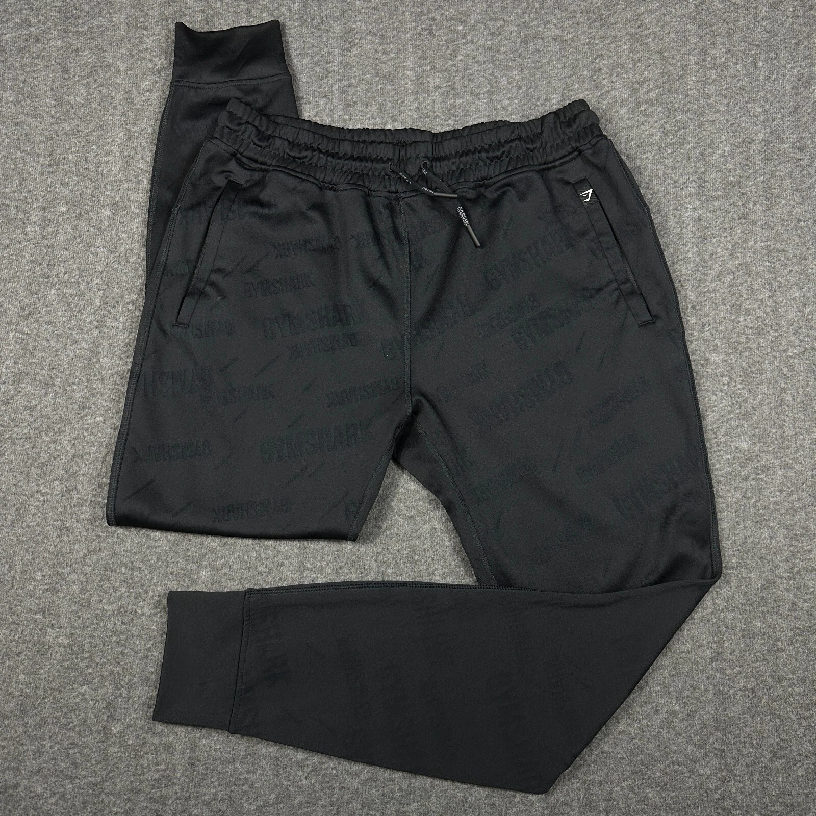gymshark geometric spellout lounge athleisure gym pants