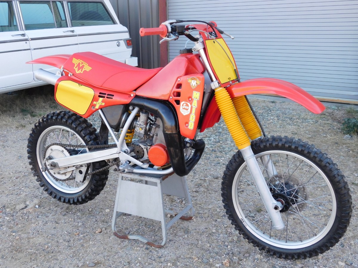85 MAICO M-Star 500 LC MX Vintage MotoCross Sun Ohlins Marzocchi