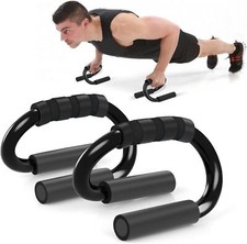 Push Up Bar S Shapes Non-slip Fitness Stand Exercise Grips Strength Workout Equi
