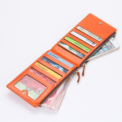 Womens Wallet RFID Blocking Bifold Multi Card Case Long Purse with Zipper - Picture 8 of 22