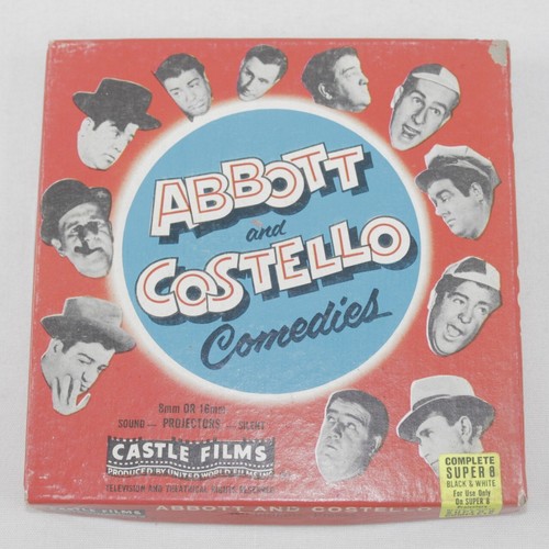 Abbott & Costello No Indians Please Super 8 mm N&W films de château complets #808 - Photo 4/10
