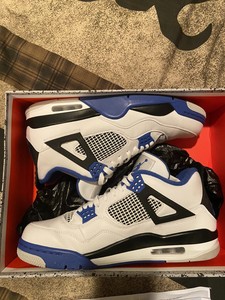 jordan 4 white game royal black