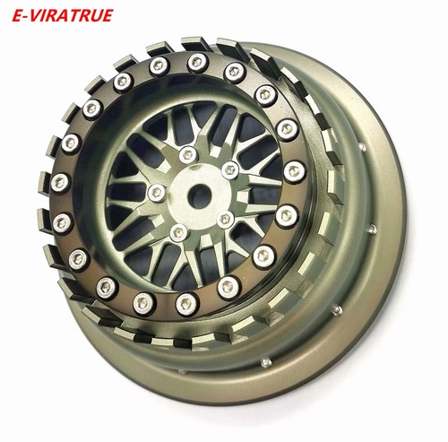 E-VIRATRUE Hard Anodized Alu Wheel For Proline HYRAX Tire For TRAXXAS UDR 1pcs - Picture 3 of 5