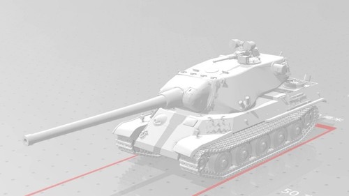 3D Printed 1/72/35 French AMX M4 (1951) Heavy Tank Unpainted Model Kit