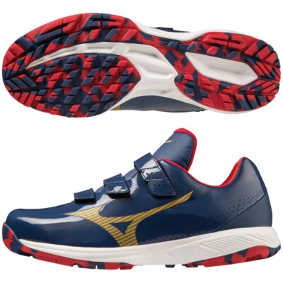 Mizuno Japan Baseballschuhe Revo Trainer CR Wide Softball Umpire 11GT2325 Navy - Bild 1 von 3