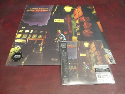 Ziggy Stardust DAVID BOWIE VERIFIED JAPAN REPLICA OBI CD STICKER + 180G ...