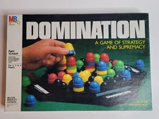 Vintage 1982 DOMINATION Board Game - Milton Bradley Battleship Risk Military OOP