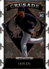 2022 Panini Chronicles Crusade #7 Luis Gil RC New York Yankees Rookie Card