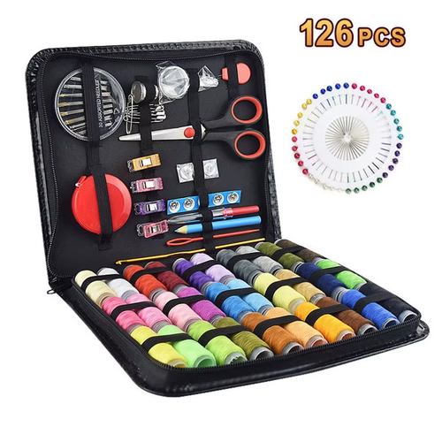 Sewing Box 68-230Pcs Multi-Function Travel Sewing Kit Stitch Needle Thread Stora