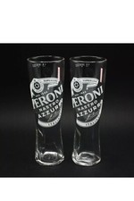 Peroni Italiana Pint Glass x 2 - Brand New 100% Genuine Official 20oz Man cave