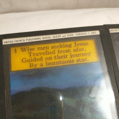 Lot Of 14 Antique Magic Lantern colour Slides religious christian bible stories - Picture 5 of 6