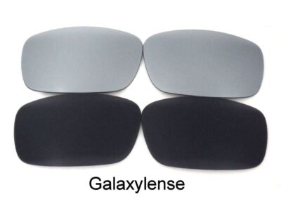 Galaxy Ersatzgläser Für Oakley Triggerman Schwarz/Titan Polarisiert 2 Paar