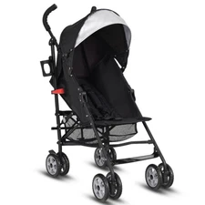 Topbuy Lightweight Foldable Baby Stroller Aluminum Frame proof Canopy