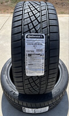 TWO Continental ExtremeContact DWS06 Plus Tires 245/40ZR20 99Y