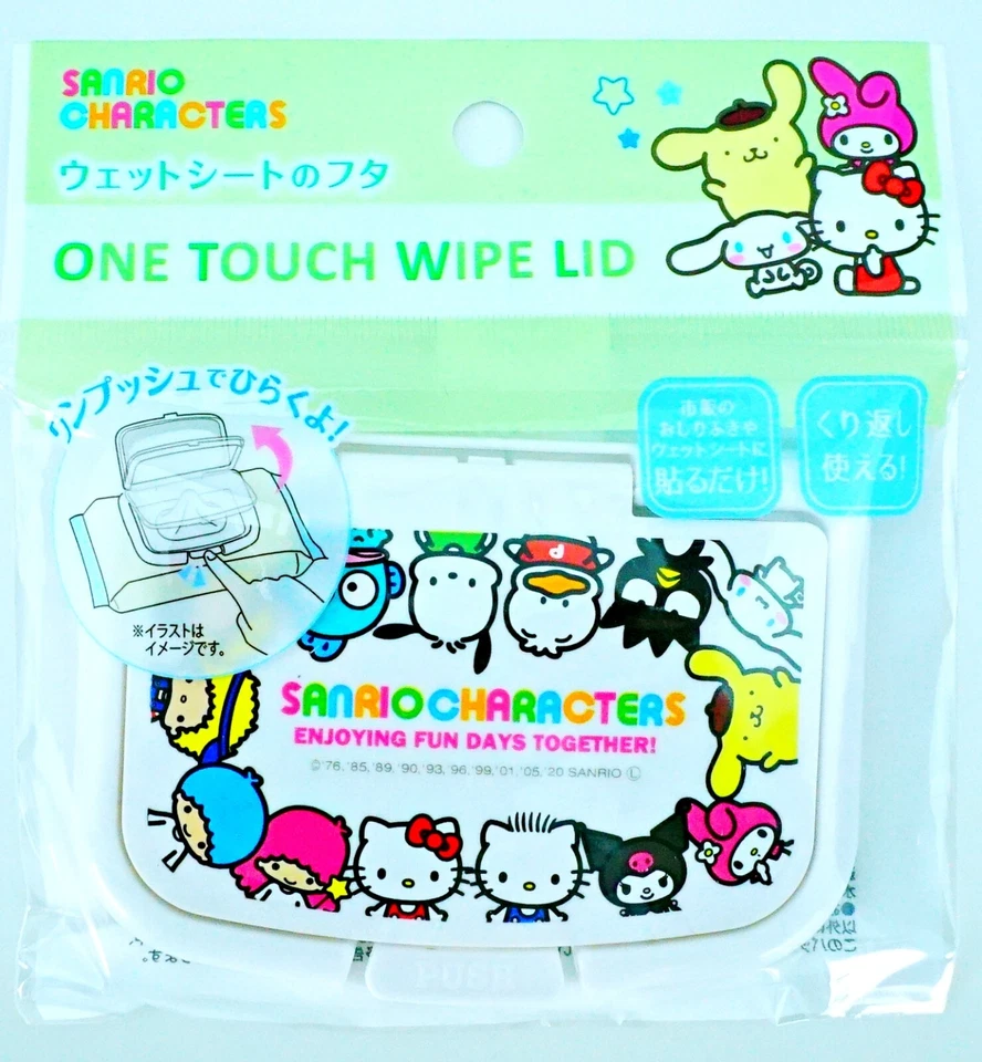 Sanrio Toallitas Tapa Toallitas Cubierta Hello Kitty Pañuelos Húmedos Tapa Caja Almacenamiento Reutilizable Foto 2 de 4
