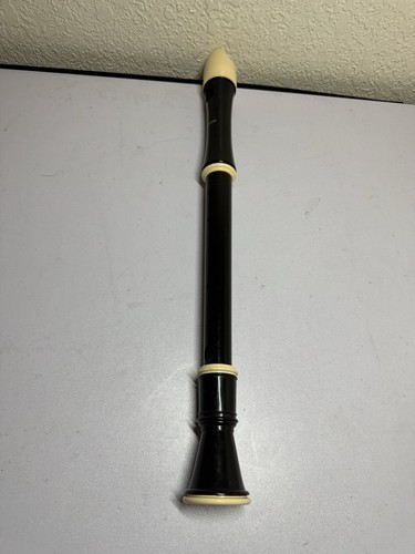 Tudor Recorder Flute Black Beige Instruments Music - Picture 3 of 11