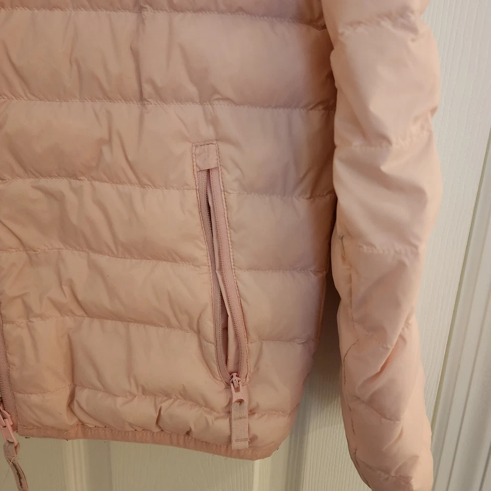 Abrigo Chaqueta Eddie Bauer Niñas Reversible Plumón Rosa Claro Niños Talla M (10/12) Foto 4 de 4