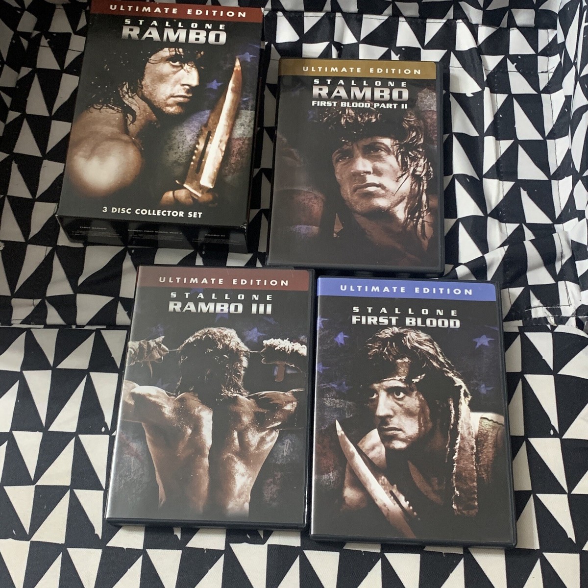 CD☆3枚／FIRST BLOOD／RAMBO 1〜3／ランボー 1.２.3 Rambo Part 1 2 3 4 5 First Blood The Mission John Rambo Last
