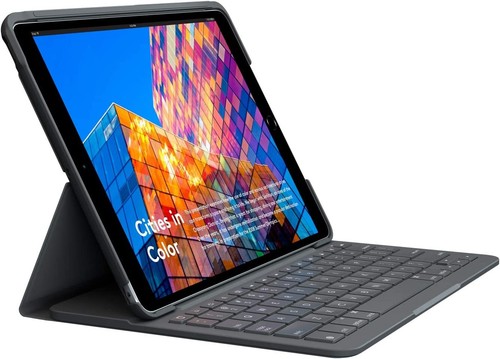 Logitech Slim Folio iPad Air 3. Generation Graphit NORDYCKI LAYOUT - Zdjęcie 3 z 7