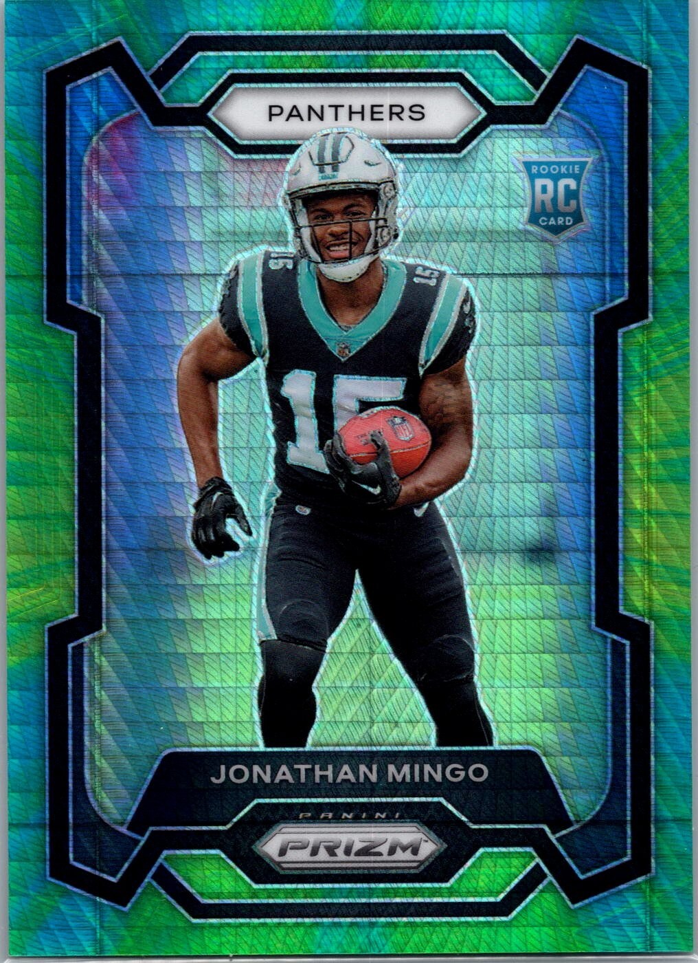 2023 Panini Prizm - Rookies Jonathan Mingo #312 Hyper /175(RC)
