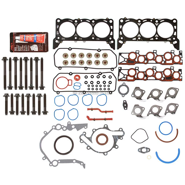 Full Gasket Set Head Bolts Fit 05-08 Ford Freestar F150 Mercury Monterey 3.9 4.2 - Image 2 of 4