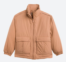 Free People Duvet Bomber Jacket Sz S We the Free Color: Doe tan/peachy 