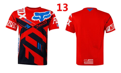 Herren Bike Motocross Jersey Fahrrad Sportswear Downhill MTB Trikott T-Shirt - Bild 37 von 37