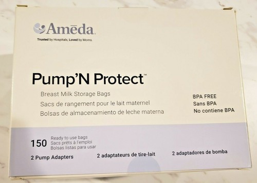 Ameda Pump'N Protect Breast Milk 6oz 