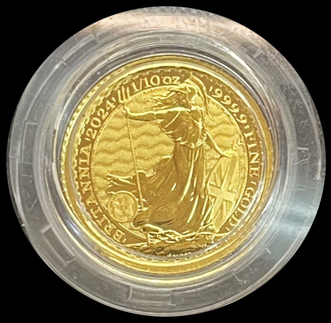 THE  MINT Britannia 1/10オンス金貨 1/10 oz Royal Mint Gold Britannias (Any Year) | Texas