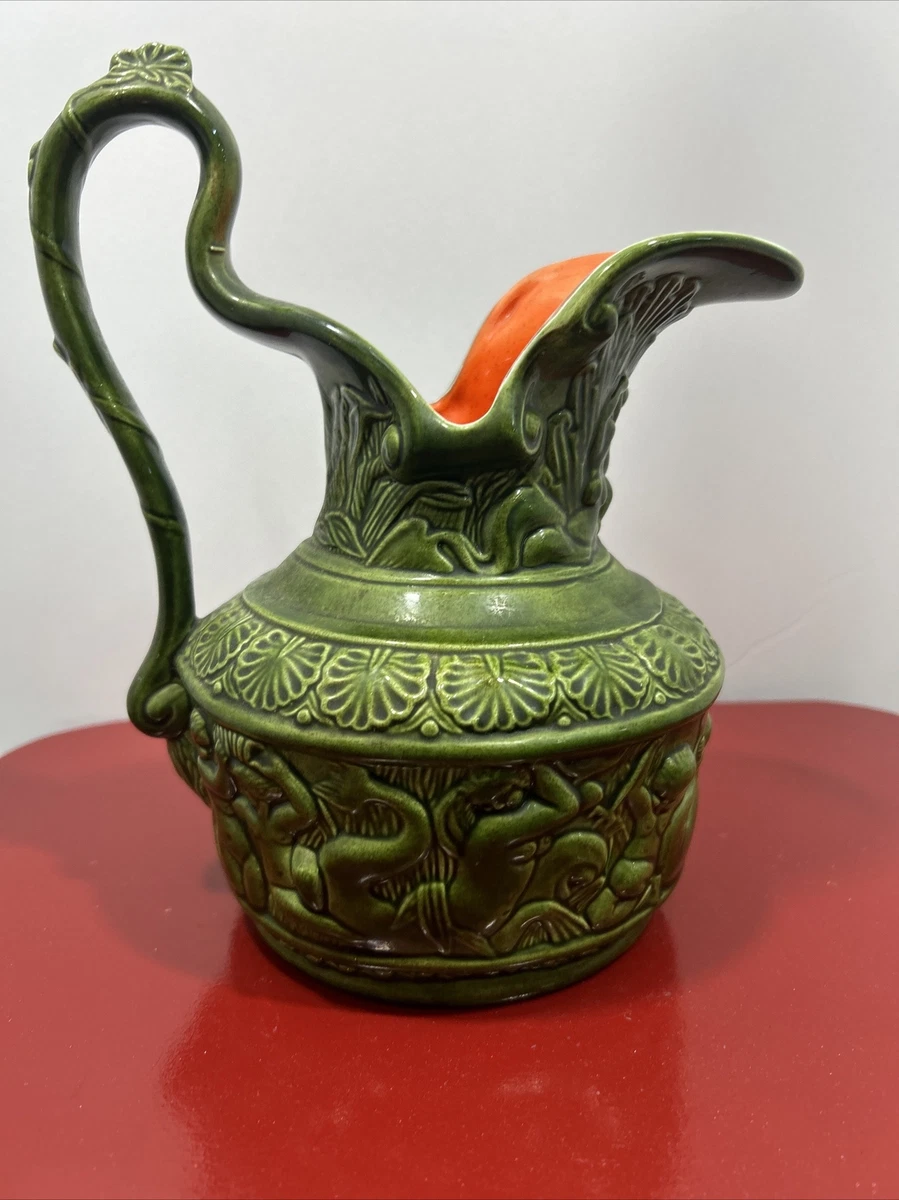 陶瓷橙色原始收藏壶和水壶| eBay