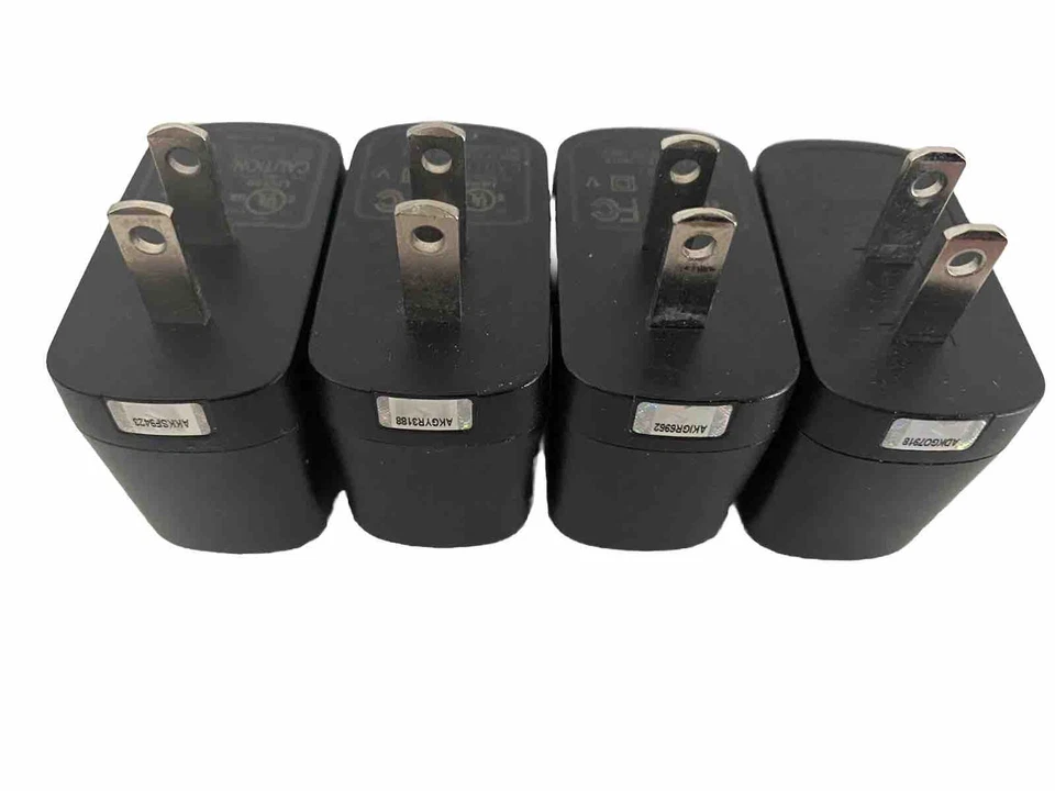 Motorola (5.1V/850mA) LOTE de CUATRO (4) USB Cargador de Pared Adaptador de Viaje (SPN5504A) Foto 2 de 4