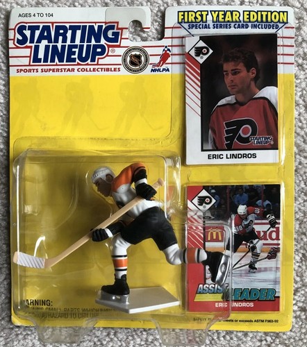 1993 START LINEUP ERIC LINDROS NHL Action Figure Kenner NOC 1st Year Ed "C" - Bild 1 von 12